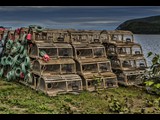 Lobster Traps in Ingonish - Nova Scotia