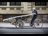 008 - Hauling Building Materials on a Cyclo in Hanoi